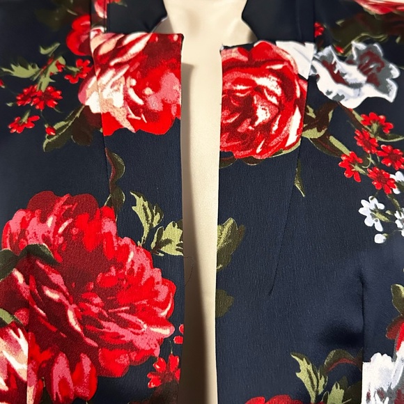 Flower Navy Blazer - Picture 3 of 6